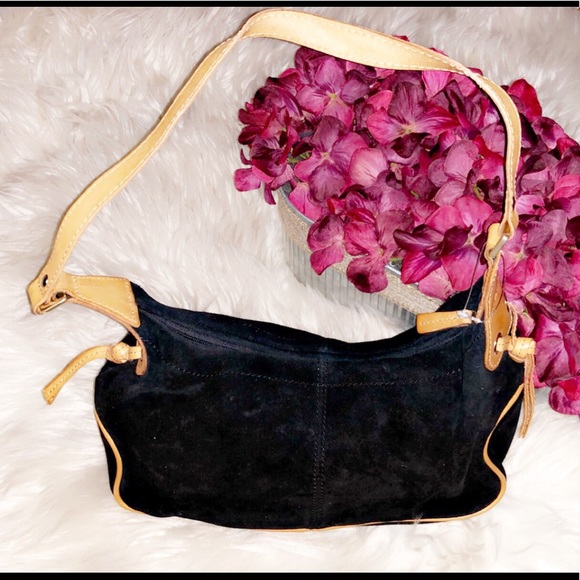 FOSSIL Vintage Y2K Suede Shoulder Bag - Picture 1 of 7